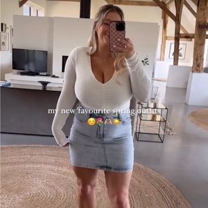 In The Style | Tops | New Curve Carys Whittaker White Double Layer